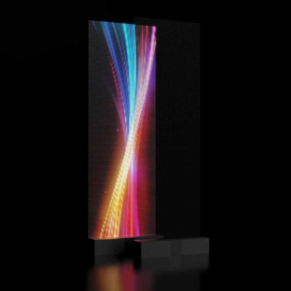 High-contrast photoelectric glass panel