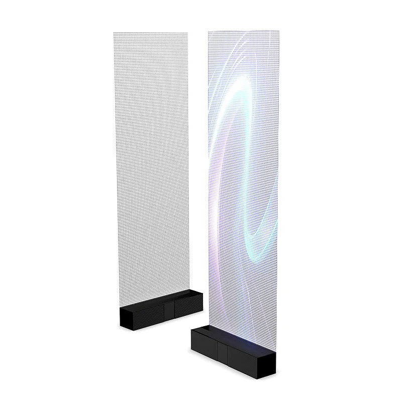 COB Crystal Core Screen flexible LED film bent in an arc